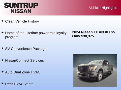 Used 2024 Nissan Titan SV w/ SV Convenience Package image 8