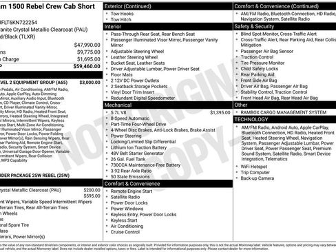 Used 2019 RAM 1500 Rebel w/ Rebel Level 2 Equipment Group AWD/4WD image 5