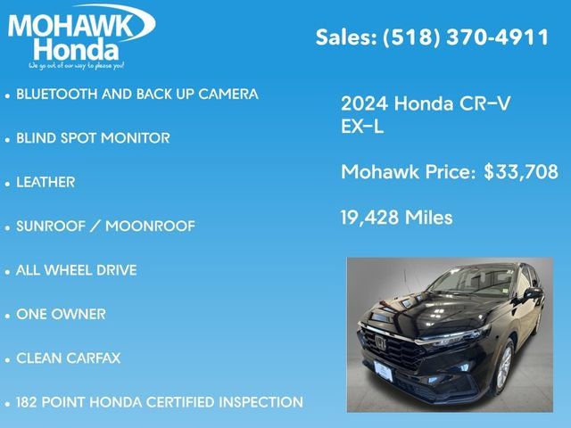 Certified 2024 Honda CR-V EX-L image 8