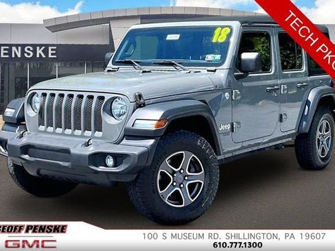 Used 2018 Jeep Wrangler Unlimited Sport S AWD/4WD image 1