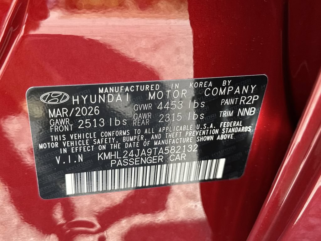New 2026 Hyundai Sonata SE FWD image 25