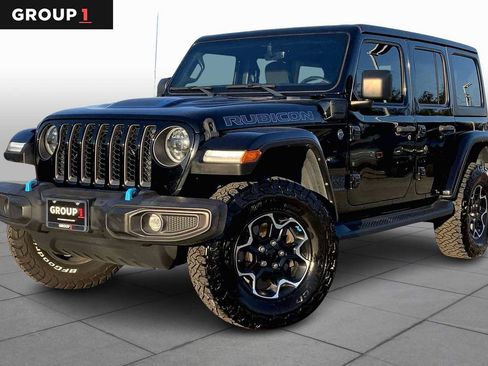 Used 2023 Jeep Wrangler Unlimited Rubicon 4xe w/ Cold Weather Group image 1