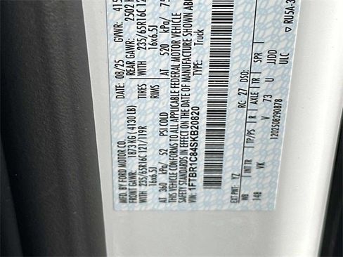 New 2025 Ford Transit 250 148 Medium Roof w/ Load Area Protection Package image 18