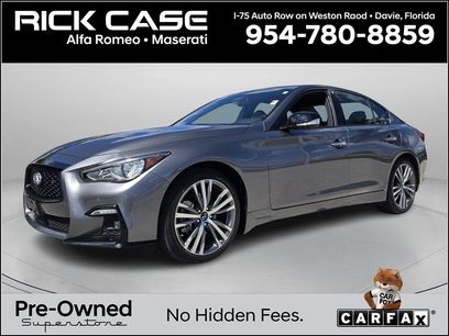 Used 2023 INFINITI Q50 Sensory
