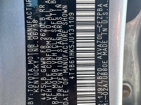 Used 2018 Toyota Camry XSE FWD image 26