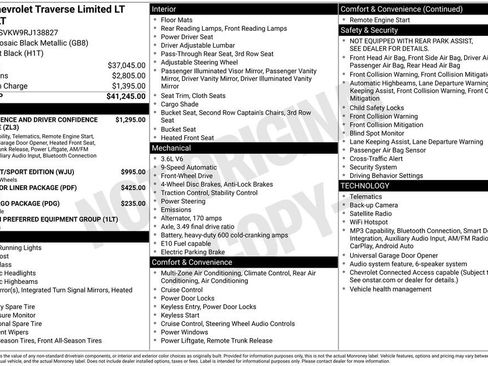 Used 2024 Chevrolet Traverse LT FWD image 25