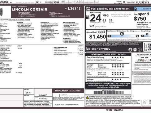 Used 2022 Lincoln Corsair AWD w/ Premium Package image 26