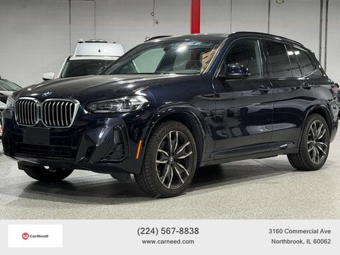 Used 2022 BMW X3 xDrive30i w/ M Sport Package 2 AWD/4WD image 1