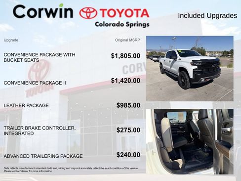 Used 2019 Chevrolet Silverado 1500 LT Trail Boss AWD/4WD image 4