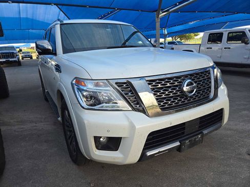 Used 2019 Nissan Armada Platinum w/ Captain's Chairs Package image 2