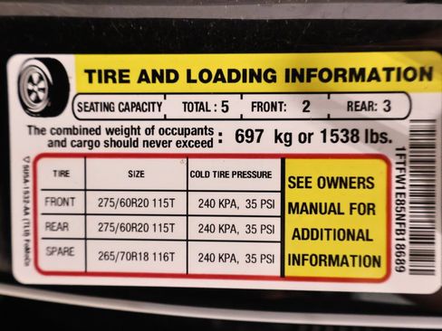 Certified 2022 Ford F150 Platinum w/ Equipment Group 701A High AWD/4WD image 52