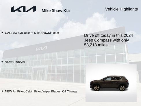 Used 2024 Jeep Compass Latitude AWD/4WD image 8