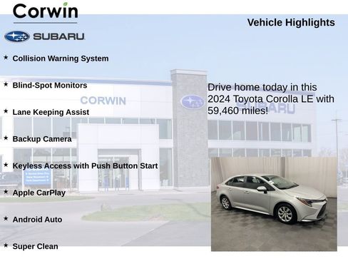 Used 2024 Toyota Corolla LE image 6