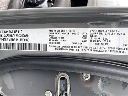 Certified 2026 RAM 3500 Tradesman AWD/4WD image 36