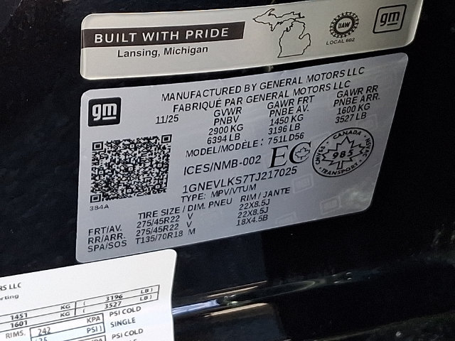 Used 2026 Chevrolet Traverse RS w/ LPO, Floor Liner Package AWD/4WD image 28