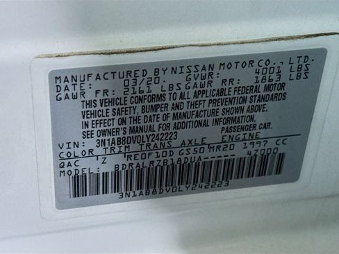 Used 2020 Nissan Sentra SR FWD image 31