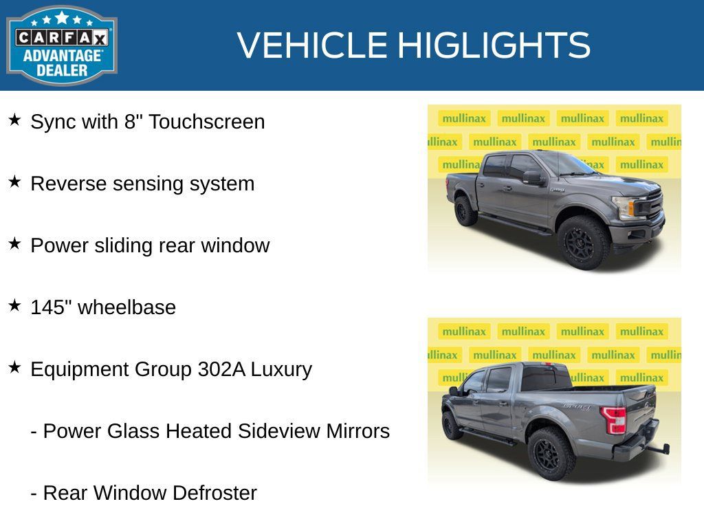 Used 2019 Ford F150 XLT w/ Equipment Group 302A Luxury AWD/4WD image 21