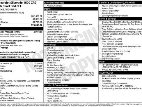 Used 2022 Chevrolet Silverado 1500 ZR2 w/ Technology Package AWD/4WD image 27