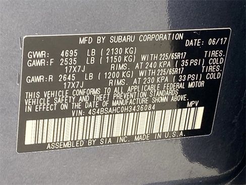 Used 2017 Subaru Outback 2.5i Premium image 40