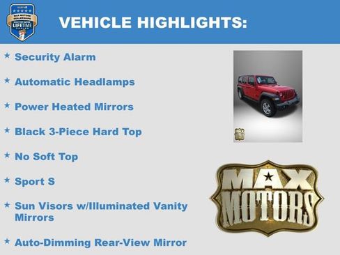 Used 2021 Jeep Wrangler Unlimited Sport AWD/4WD image 17