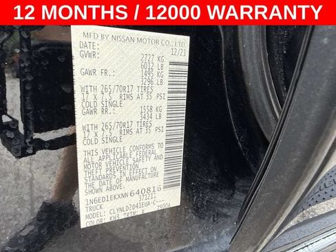 Used 2022 Nissan Frontier PRO-4X AWD/4WD image 29