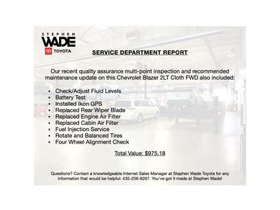 Used 2022 Chevrolet Blazer LT w/ LPO, Floor Liner Package