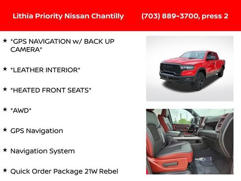 Used 2025 RAM 1500 Rebel w/ Rebel Level 1 Equipment Group AWD/4WD image 6