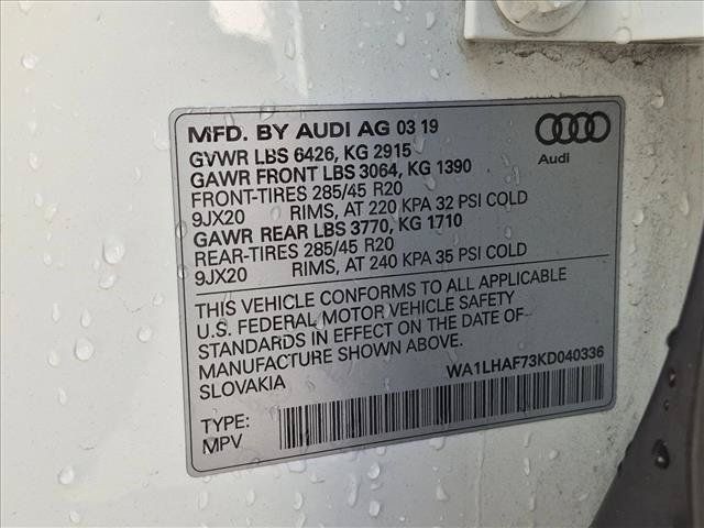 Used 2019 Audi Q7 2.0T Premium Plus w/ Premium Plus Package AWD/4WD image 14