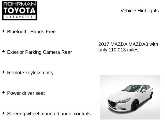 Used 2017 MAZDA MAZDA3 Touring FWD image 7