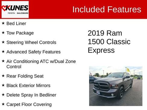 Used 2019 RAM 1500 Express w/ Wheel & Sound Group AWD/4WD image 3