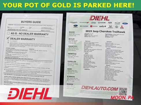 Used 2019 Jeep Cherokee Trailhawk image 9