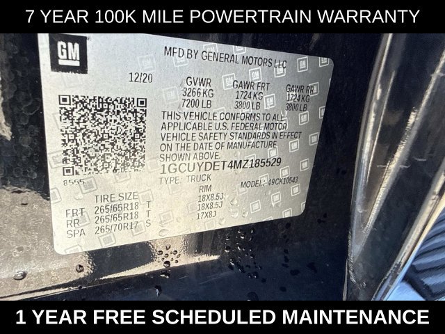Used 2021 Chevrolet Silverado 1500 LT w/ Bed Protection Package AWD/4WD image 29