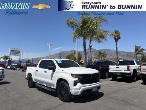Used 2024 Chevrolet Silverado 1500 Custom w/ LPO, Dark Essentials Package RWD image 1