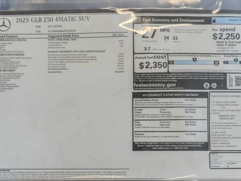 Certified 2025 Mercedes-Benz GLB 250 4MATIC image 36