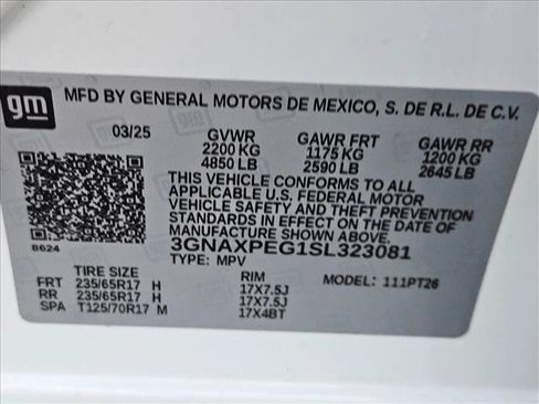 Used 2025 Chevrolet Equinox LT AWD/4WD image 15