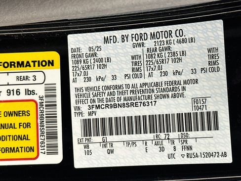 Used 2025 Ford Bronco Sport Big Bend AWD/4WD image 12