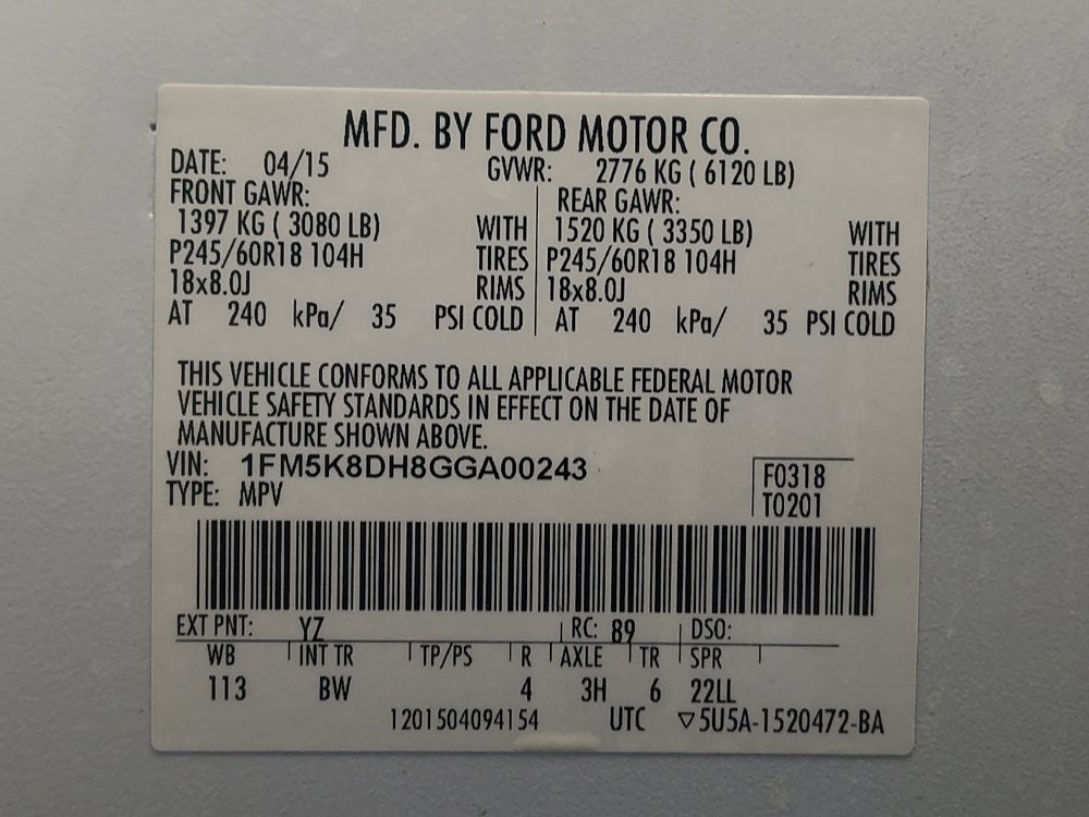 Used 2016 Ford Explorer XLT w/ Equipment Group 202A AWD/4WD image 33