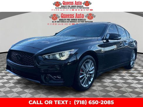Used 2021 INFINITI Q50 Luxe w/ Cargo Package AWD/4WD image 2