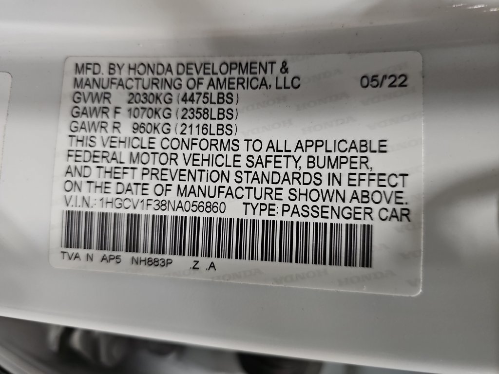 Used 2022 Honda Accord Sport image 23