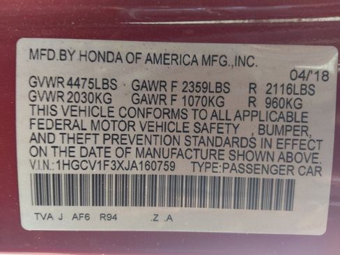 Used 2018 Honda Accord Sport image 33