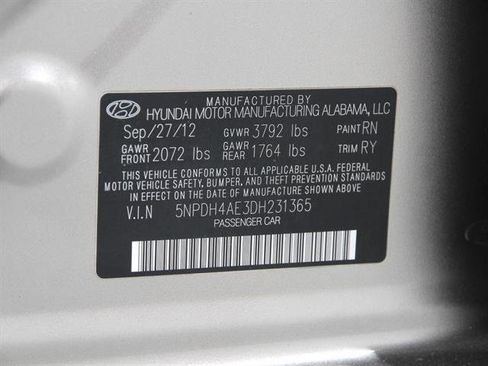 Used 2013 Hyundai Elantra Limited w/ Technology Pkg image 22