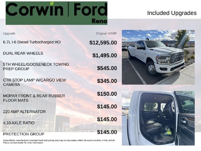 Used 2024 RAM 3500 Laramie AWD/4WD image 3