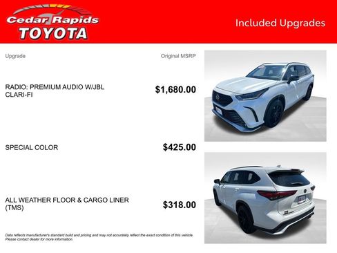 Certified 2021 Toyota Highlander XSE AWD/4WD image 7