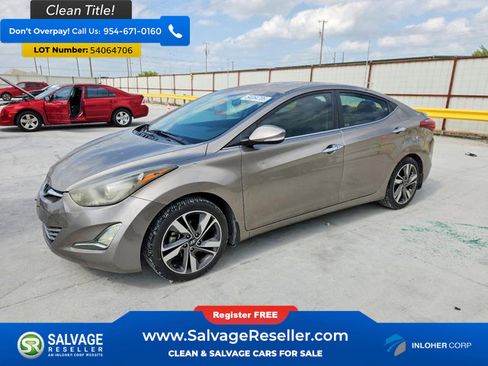 Used 2014 Hyundai Elantra Limited w/ Option Group 03 FWD image 1