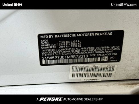 Used 2021 BMW 330e w/ Premium Package RWD image 22