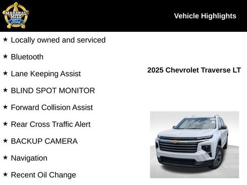 Used 2025 Chevrolet Traverse LT image 2