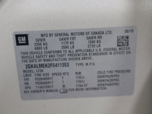 Used 2015 GMC Terrain SLE image 29