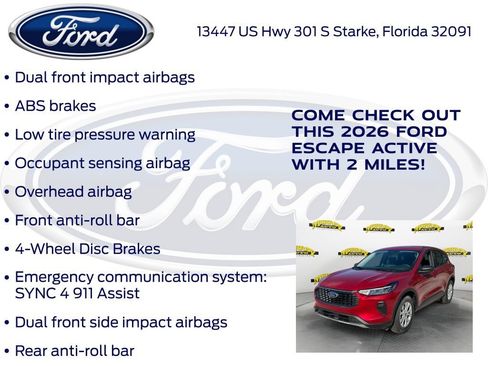 New 2026 Ford Escape Active w/ Tech Pack #1 FWD image 25