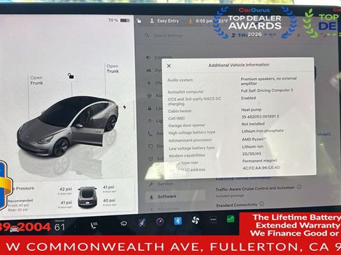 Used 2018 Tesla Model 3 Long Range RWD image 3