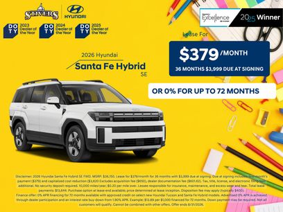 New 2026 Hyundai Santa Fe Calligraphy